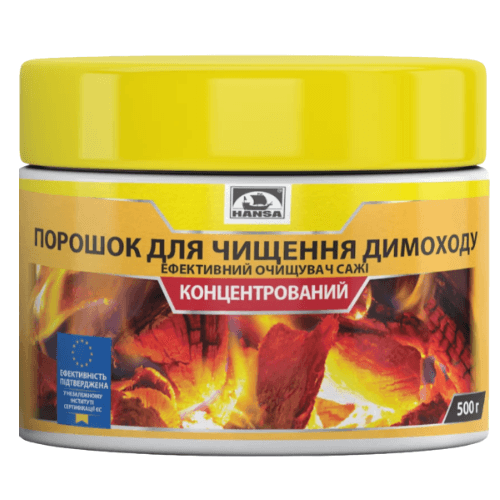 Концентрований очищувач димоходу Hansa (500 г.)