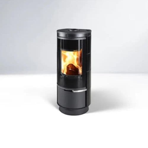 Піч-камін Thorma ATIKA Ceramic PLUS чорний глянцевий