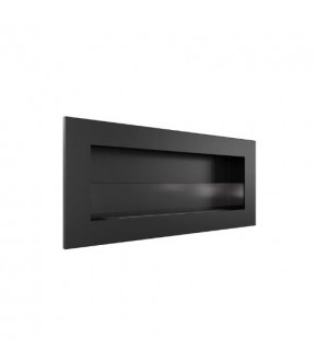 Біокамін Kratki DELTA 2 SLIM чорний зі склом