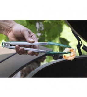 Щипці металеві з силіконовими кінцями, 40 см