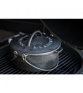 Казан з чавуну для грилю, чорний