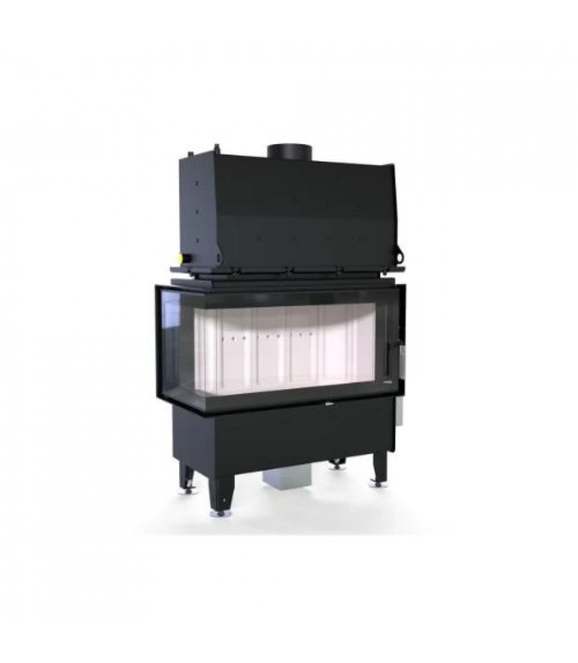 Камінна топка з водяним контуром Defro Home RIVA ME BL SHORT
