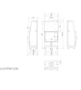 Камінна топка Kratki LUCY PW 12 (12,0 кВт)