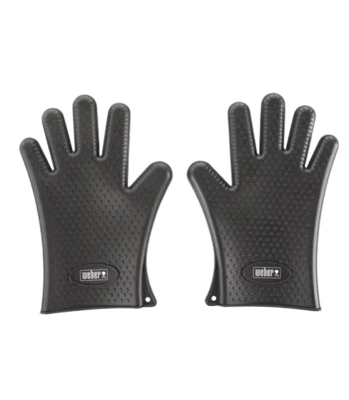 7017 Силіконові рукавички для гриля, чорні