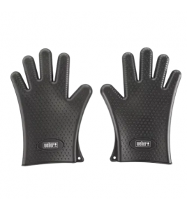 7017 Силіконові рукавички для гриля, чорні