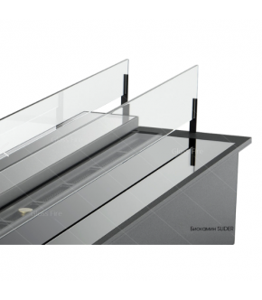 Дизайнерський біокамін Slider glass