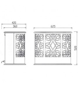 Електрокамін Dimplex Volterra