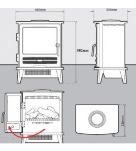 Електрокамін Dimplex Willowbrook