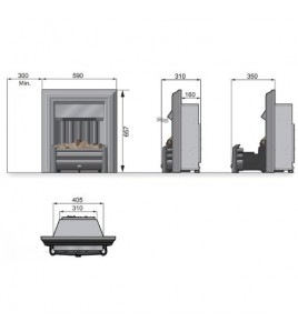 Електрокамін Dimplex Chesford