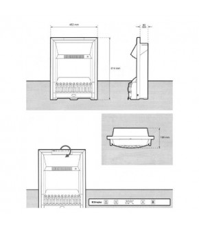 Електрокамін Dimplex Atherton
