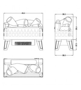 Електрокамін Aflamo LOG-H