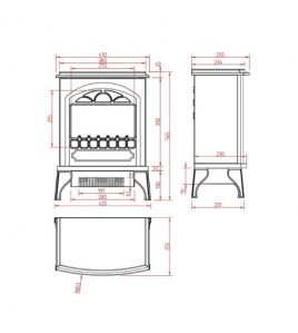 Електрокамін Aflamo HOOVER