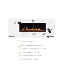 Електрокамін Aflamo PRIDE S153