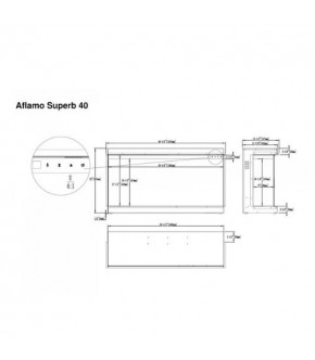 Електрокамін Aflamo SUPERB 40