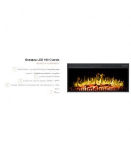 Електрична вставка Aflamo LED 100 CLASSIC