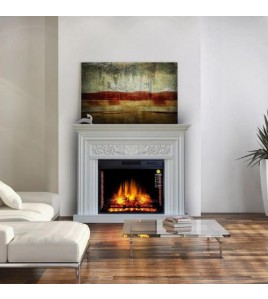 Камінокомплект Аrtiflame monferrato af28s білий б'янко (зі звуком)