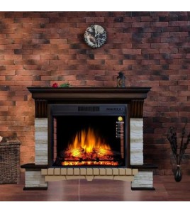 Камінокомплект Аrtiflame stone montebello af28s махагон коричневий антик (зі звуком)