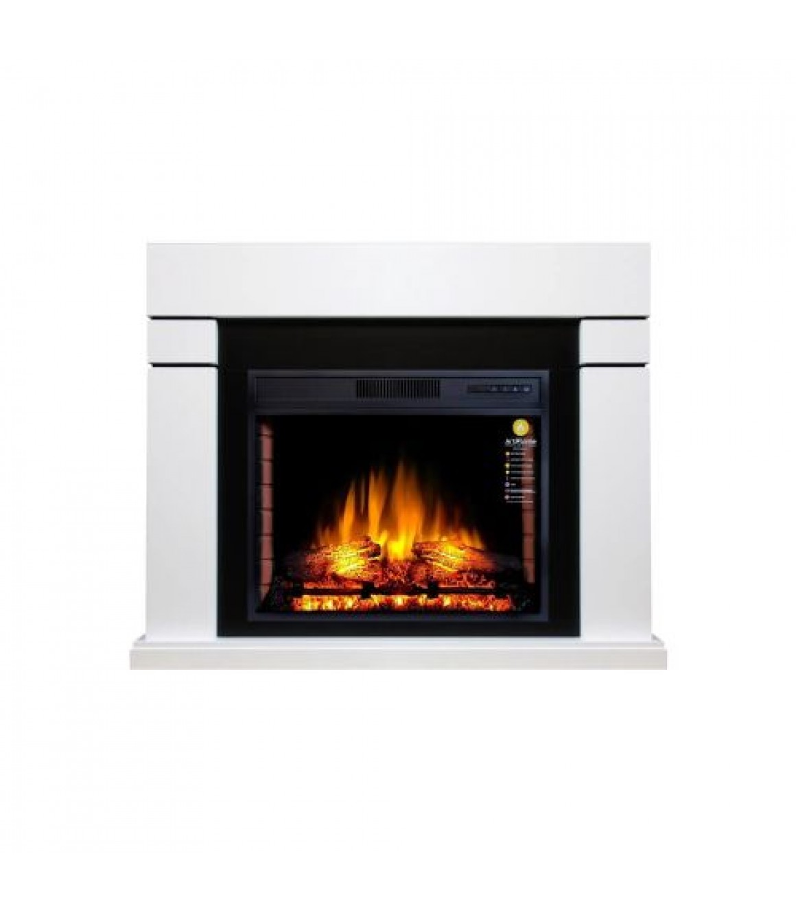 Камінокомплект Аrtiflame lindos af28s білий б'янко (зі звуком) Камінокомплект Аrtiflame lindos af28s білий б'янко (зі звуком)