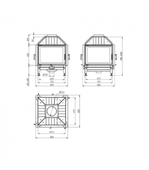 Повітряний камін Gavryliv&Sons 4D Panorama 70