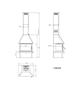 Камінна топка CM 300