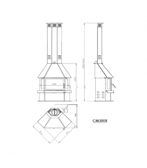 Камінна топка CM 300R