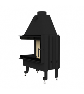 Камінна топка M-FIRE 80 (890/540) кутова (17kW)