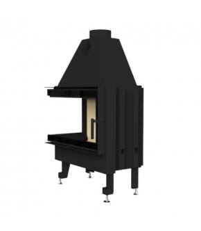 Камінна топка M-FIRE 80 (890/540) кутова (17kW)