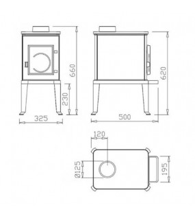 Піч-камін Dovre 100 CBS