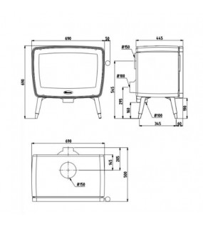 Піч-камін Dovre Vintage 50