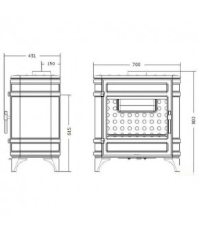 Піч-камін Invicta SIAM