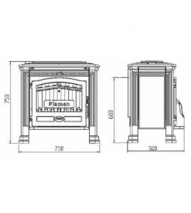 Піч-камін Plamen TENA N