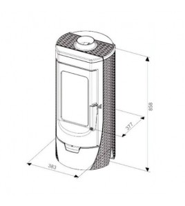 Піч-камін Plamen TARA