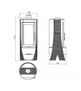 Піч-камін Plamen NERA