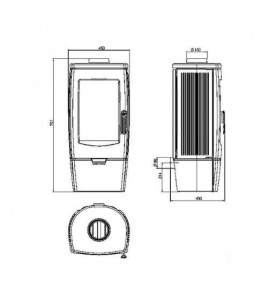 Піч-камін Plamen GALA