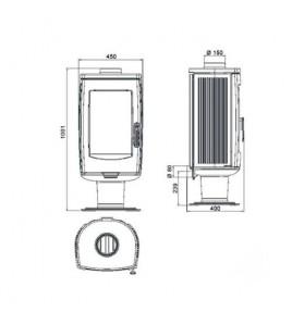 Піч-камін Plamen ARIA