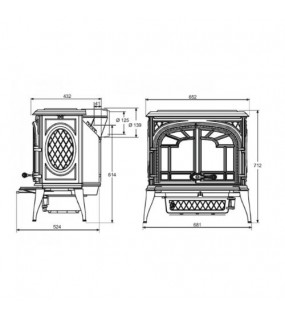 Піч-камін Kawmet Premium zeus