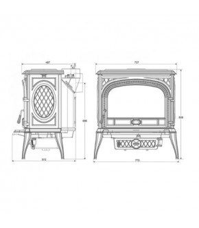 Піч-камін Kawmet Premium SPHINX