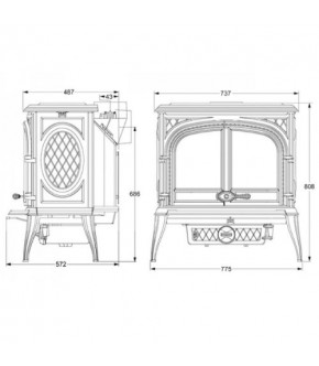 Піч-камін Kawmet Premium Helios