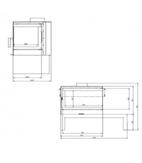 Піч-камін KFD STO Max 14