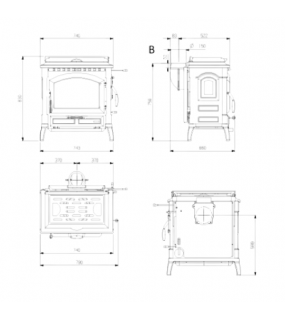 Камінна піч La Nordica ISOTTA CON CERCHI EVO