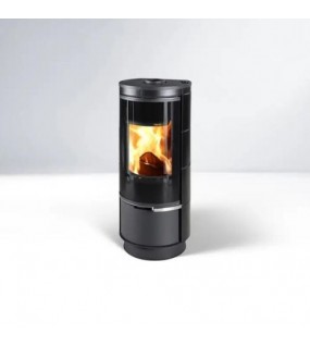 Піч-камін Thorma ATIKA Ceramic PLUS чорний глянцевий