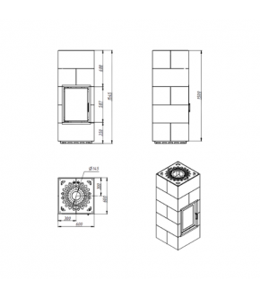 Акумуляційна піч Gavryliv&Sons AP42x60