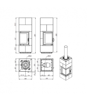 Акумуляційна піч кутова Gavryliv&Sons AP36x36x52