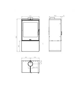 Сталева піч Atlantic 613R