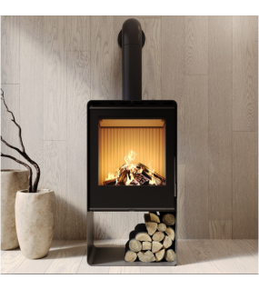 Піч сталева M-Fire Santorini з дровником (12kW)