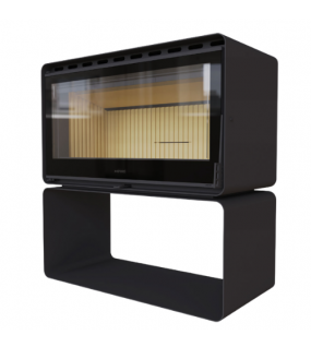 Піч сталева M-Fire Rodos з дровником (15kW)