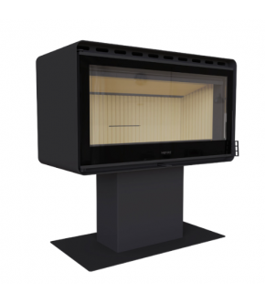 Піч сталева M-Fire Rodos на ніжці (15kW)