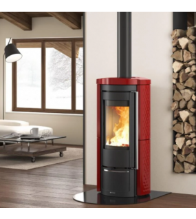 ЧАВУННА ПІЧ-КАМІН La Nordica Liu Bordeaux