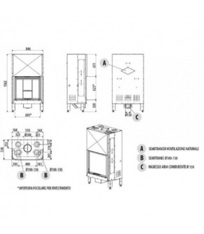 Камінна топка MCZ PLASMA 75 WOOD
