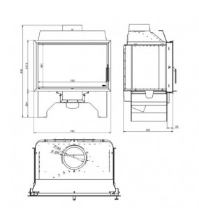 Камінна топка KFD ECO iLUX 90